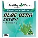 HealthyCare Ланолин+Алоэ+Вит.Е омолаживающий увлажняющий крем 100г, Австралия