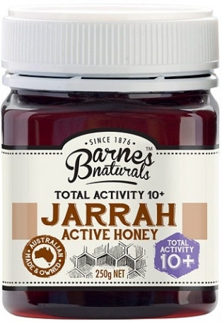  Barnes Naturals Мёд Джарра Актив 10+, абсолютно уникальный, 250г, Западная Австралия