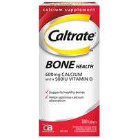 CALTRATE Супер Витамины для прочности Костей, Био-Кальций+Вит. D, 100капс. Австралия