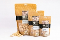 Nutworks Орехи Макадамия слабосоленые сухой обжарки, 75г, 200г, 750г, Австралия