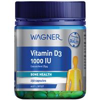 WAGNER Витамин D3 1000IU высшее качество, 250 капс.,Н.Зеландия 